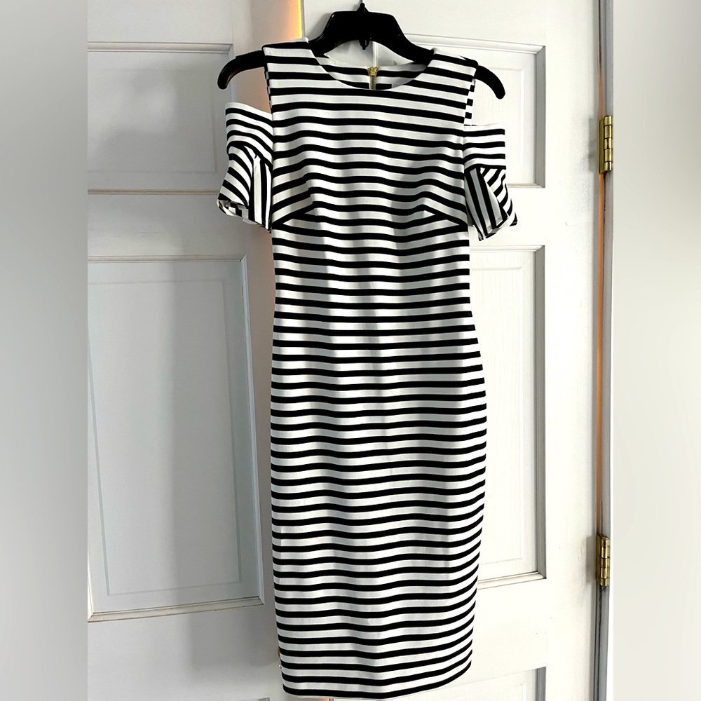 Cold shoulder dress